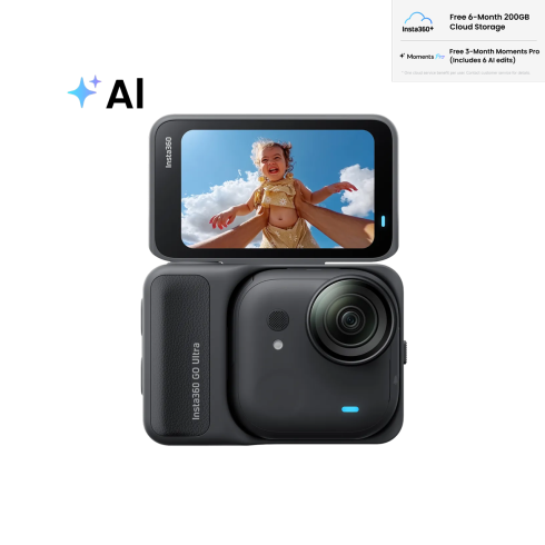 Экшн-камера Insta360 GO Ultra Creator Bundle черный фото 2