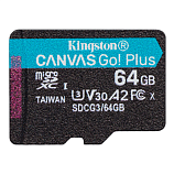 Карта памяти Kingston Canvas Go! Plus microSD 64GB
