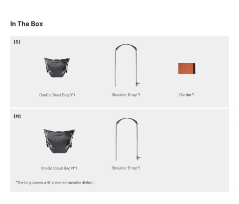 Сумка PGYTECH OneGo Cloud фото 3