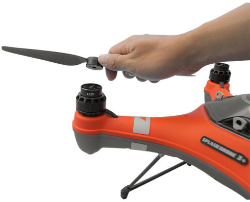 Быстросъемные пропеллеры SwellPro Carbon Fiber для дрона SplashDrone 3+ фото 2