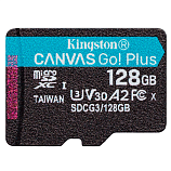 Карта памяти Kingston Canvas Go! Plus microSD 128GB