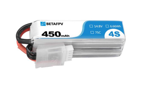 LiPo-аккумулятор BetaFPV 450mAh 4S 75C 2шт фото 2