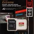 Карта памяти SanDisk Extreme microSD 512 GB + SD Adapter фото 2