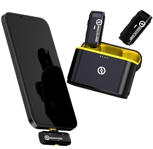 Беспроводной микрофон Hollyland LARK C1 Duo Lightning фото 5