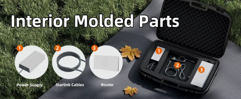 Жёсткий переносной чехол Starlink V4 (Gen 3) для уличного использования и транспортировки фото 2