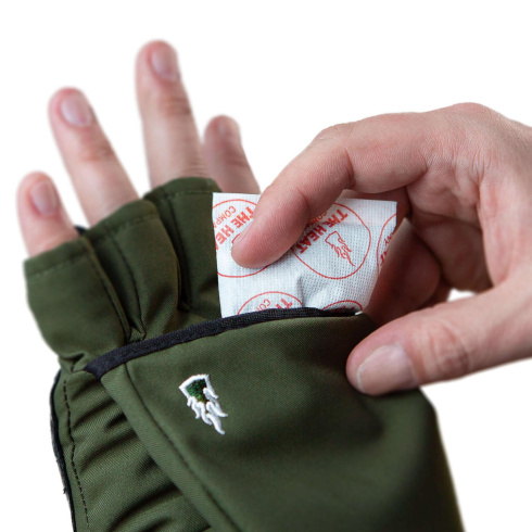 Перчатки The Heat Company Heat 2 Softshell green L фото 4