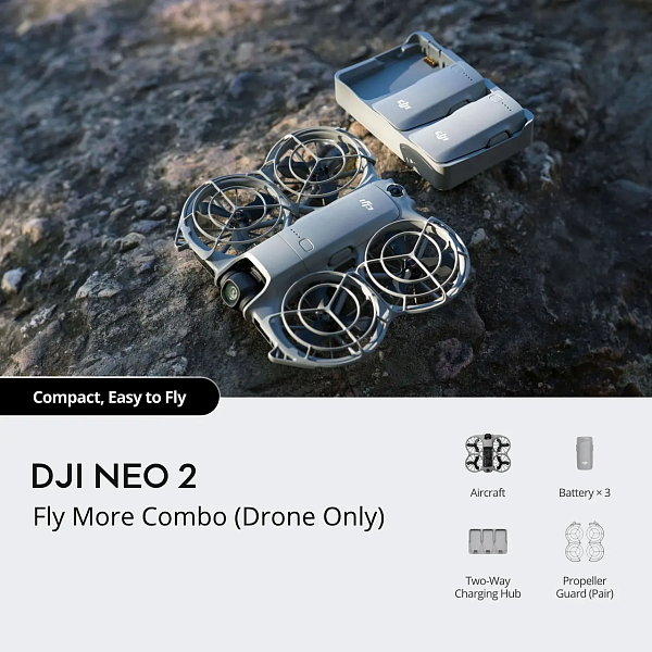 Квадрокоптер DJI Neo 2 Fly More Combo (Drone Only)