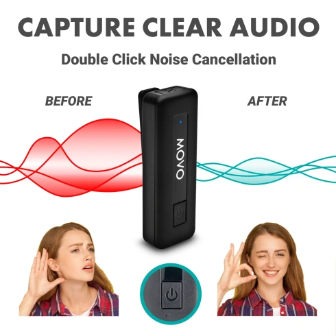 Беспроводной микрофон MOVO Mini фото 5