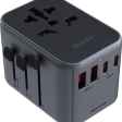 Универсальный дорожный адаптер питания Aukey Travel Mate 35Вт USB-C &USB-A (UK USA EU   AUS CHN) PA-TA07 фото 1