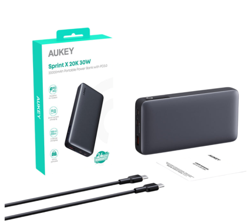 Внешний аккумулятор Sprint X 20K 30Вт PB-Y42 20000 мАч серый фото 2