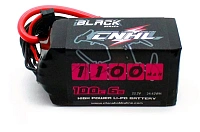 Аккумулятор CNHL Black Series 1100mAh 6S 100C LiPo (XT60)