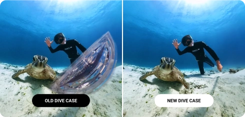 Водозащитный кейс Insta360 X3 Invisible Dive Case фото 8