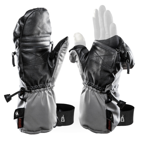 Перчатки The Heat Company Shell grey фото 2