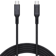 Кабель Aukey USB TypeC (M) черный 100Вт с ЖК дисплеем 1 метр фото 1