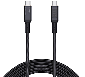 Кабель Aukey USB TypeC (M) черный 100Вт с ЖК дисплеем 1 метр