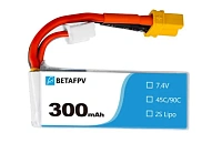 LiPo-аккумулятор BetaFPV 300mAh 2S 45C