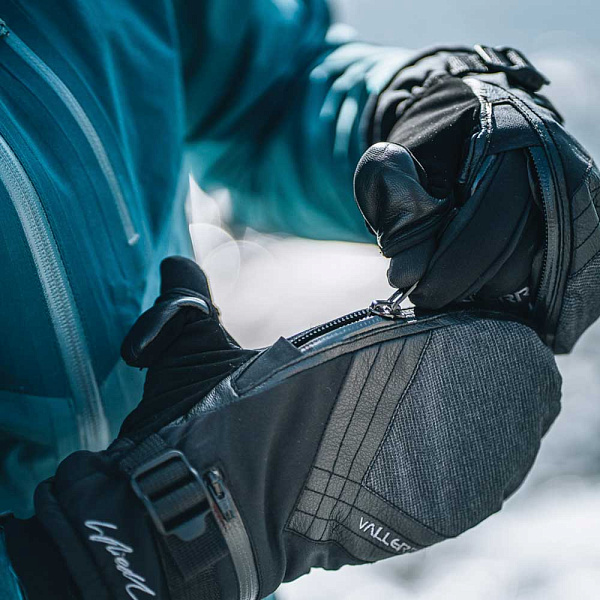 Перчатки для фотосъемки Vallerret Skadi Zipper Mitt PSP Black L