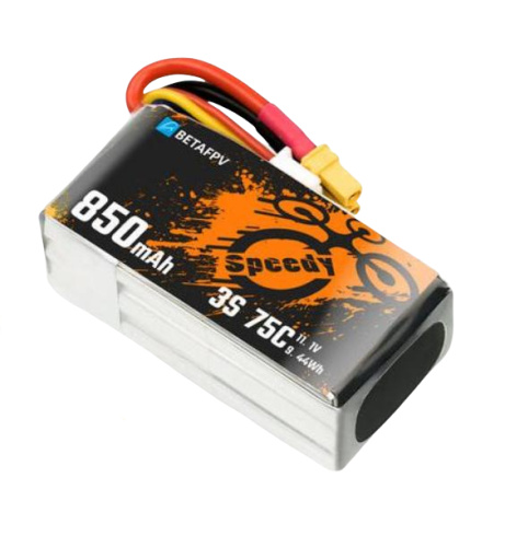 LiPo-аккумулятор BetaFPV 850mAh 3S 75C 2шт фото 2