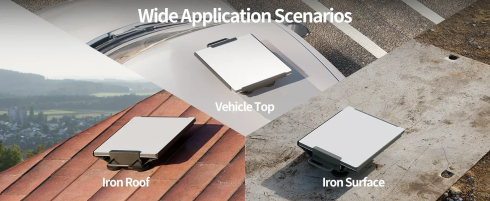 Портативное магнитное крепление Starlink Mini на крышу с установкой без сверления фото 3