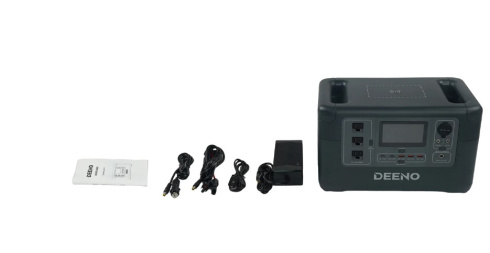 Портативная электростанция с солнечной панелью Deeno Portable Power Station with Solar Panel фото 3