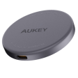 Беспроводное зарядное устройство Aukey LC-MC10 MagFusion Aura USB Type-C серый фото 3