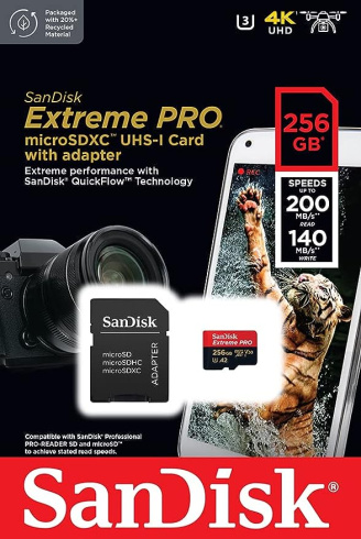 Карта памяти SanDisk Extreme PRO microSDXC 256GB фото 5