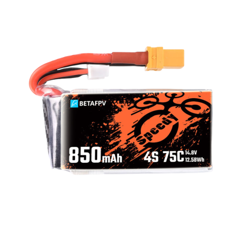 LiPo-аккумулятор BetaFPV 850mAh 4S 75C XT30 фото 1
