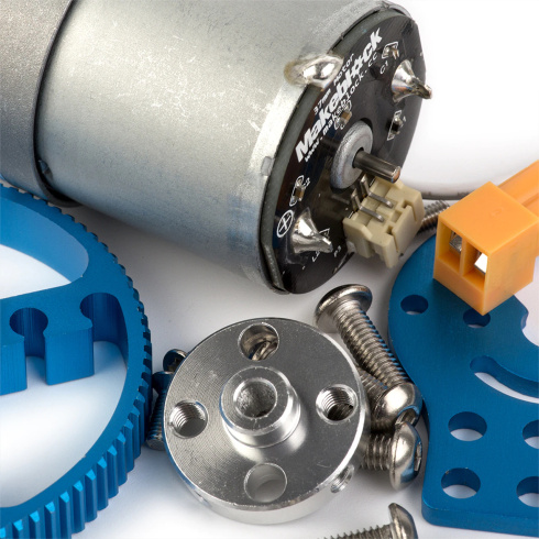 Мотор 37 мм + шкив Makeblock фото 7