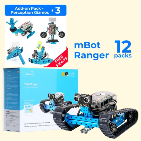 xРобот-конструктор Makeblock mBot Ranger For School фото 12