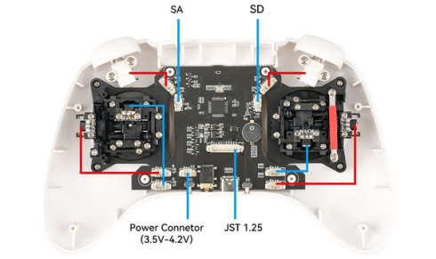 Джойстик пульта BetaFPV LiteRadio Transmitter Nano Gimbal-Hall (Throttle/Yaw Stick/Hall) фото 5