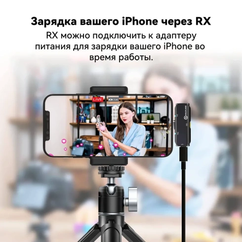 Беспроводной микрофон Hollyland LARK C1 Duo USB-C фото 13