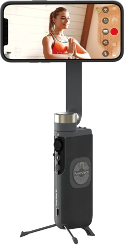 Стабилизатор для смартфона PowerVision S1 + Magnetic Car Mount черный фото 1