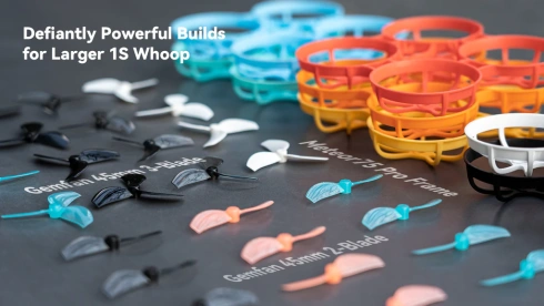 2-лопастные пропеллеры BetaFPV Gemfan 45mm/1.5mm (Grey) фото 3