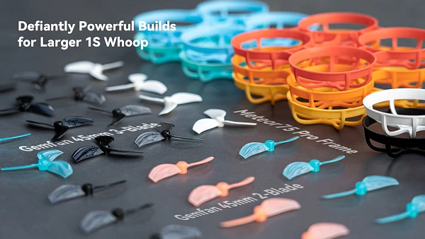 2-лопастные пропеллеры BetaFPV Gemfan 45mm/1.5mm (Grey)