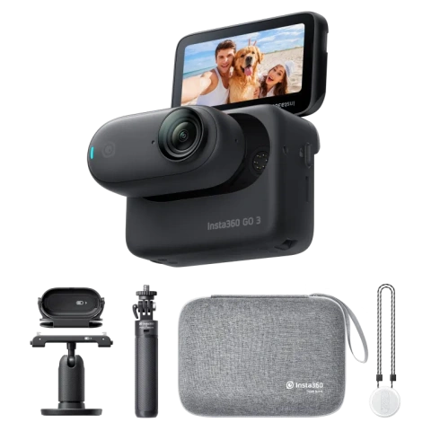Экшн-камера Insta360 GO 3 Black Travel Kit фото 1