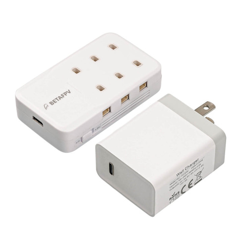 6-портовое зарядное устройство BetaFPV 1S + адаптер USA фото 1