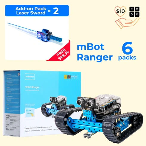 xРобот-конструктор Makeblock mBot Ranger For School фото 11