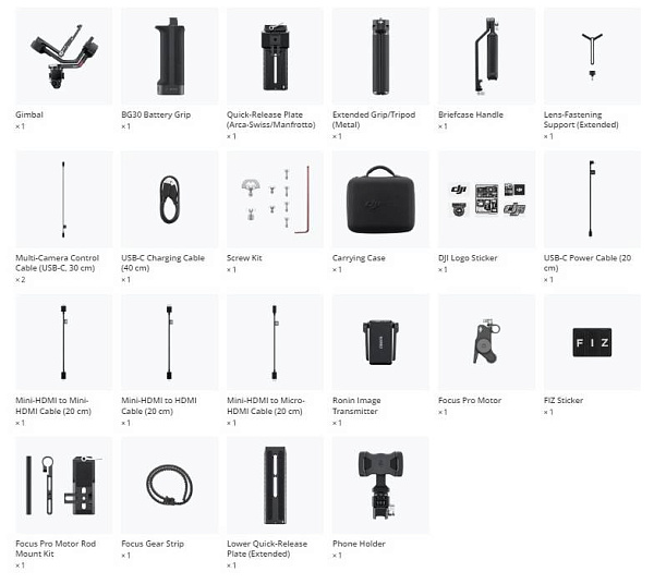 Стедикам DJI RS 4 Pro Combo