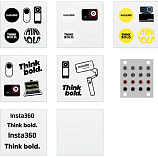 Стикеры Insta360 Button Sticker Set