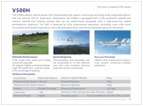 VTOL дрон SMD V500H фото 4