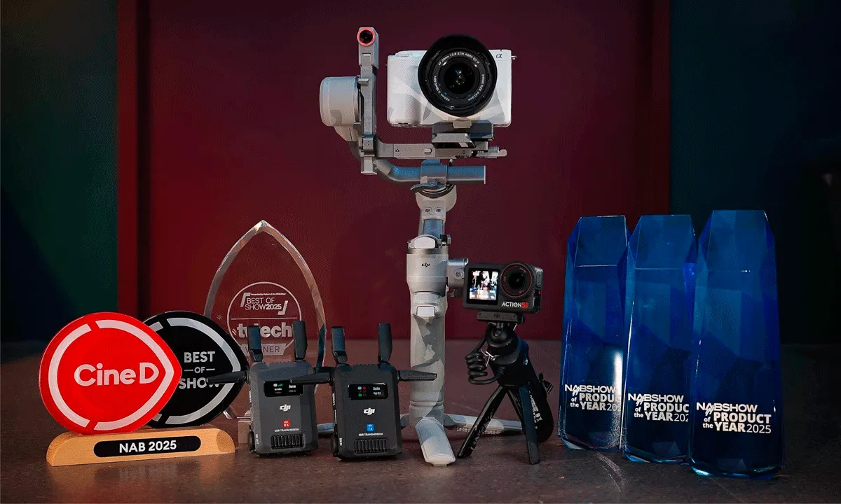 DJI покорила NAB Show 2025: с лучшим оборудованием для видеографии