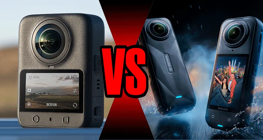 DJI Osmo 360 против Insta360 X5 - какая экшн-камера 360° круче?