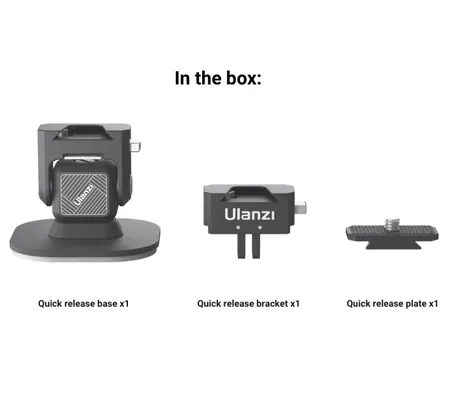 Автомобильное крепление Ulanzi R073 Car V-Bayonet Metal Quick Release Bracket фото 4