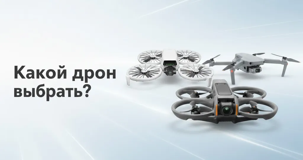 Как подобрать дрон с камерой под свои задачи?